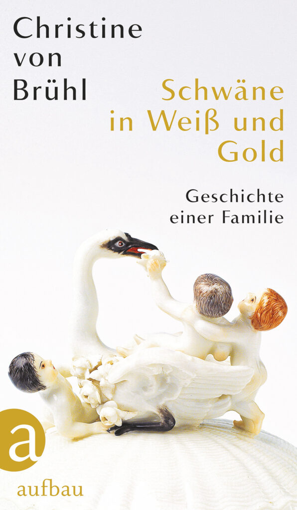 Christine von Brühl Schwäne in Weiß und Gold