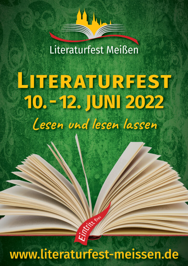 Plakat Literaturfest Meissen 2022